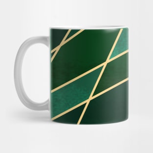 Abstract Green Mug